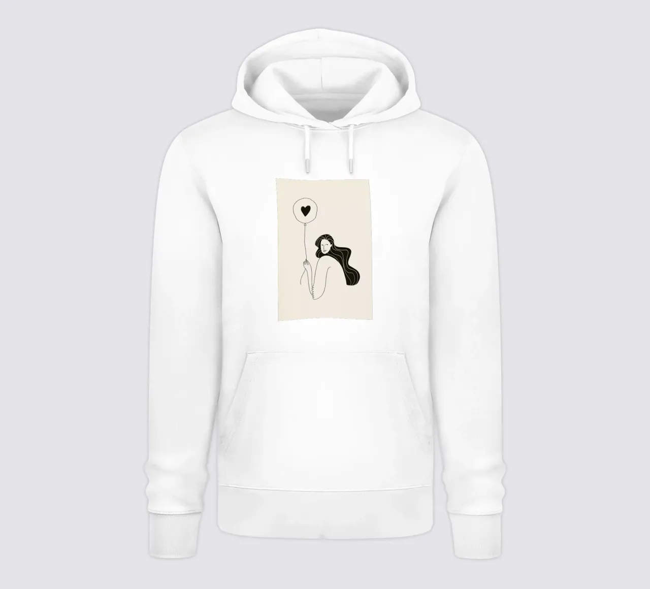 The Lover felpa con cappuccio da Graphite