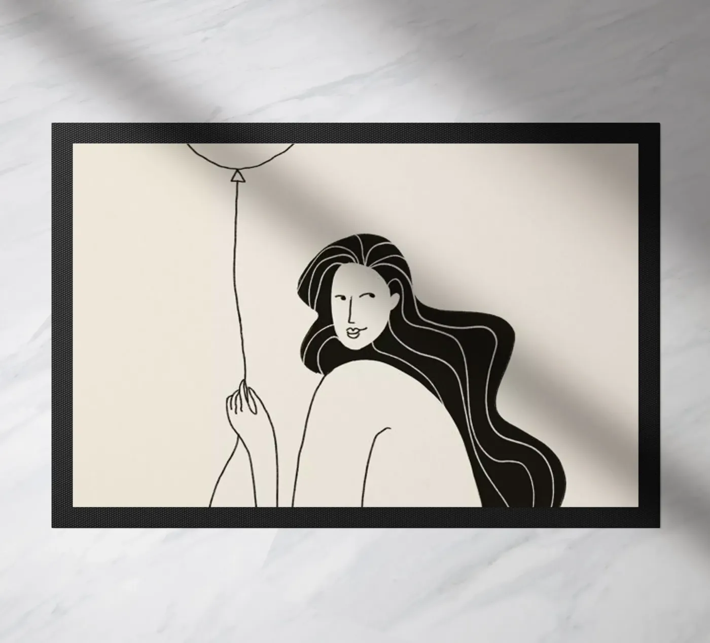 The Lover deurmat van Graphite