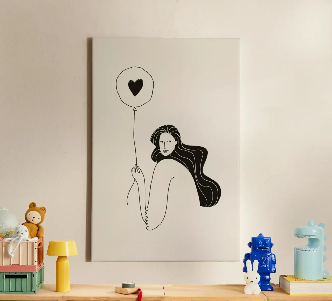 The Lover canvas by Graphite