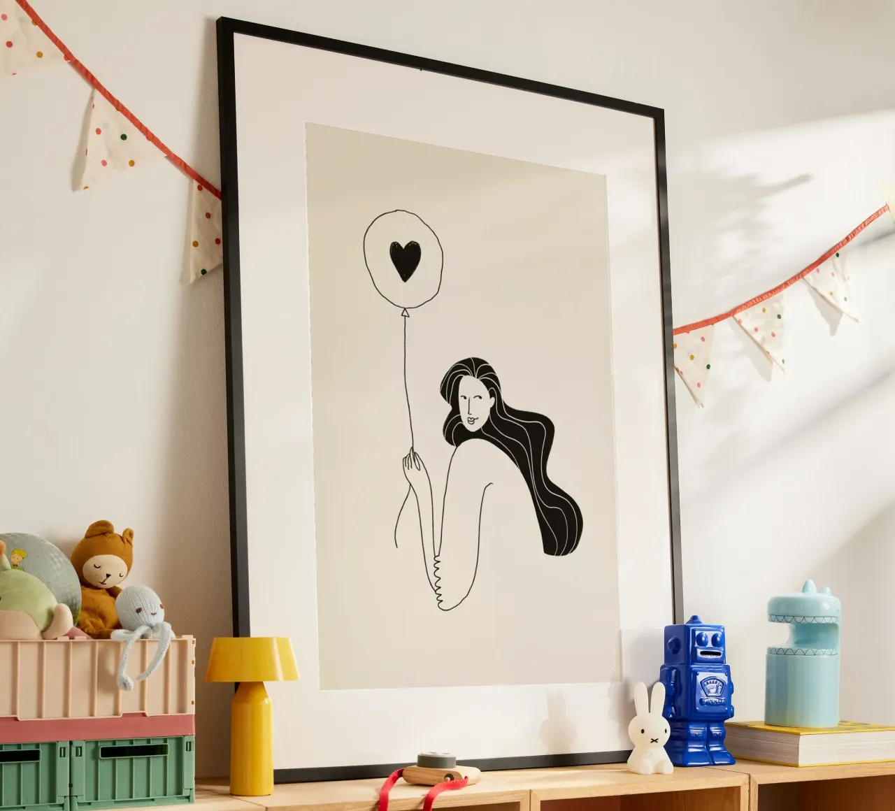 The Lover poster con telaio in plastica da Graphite