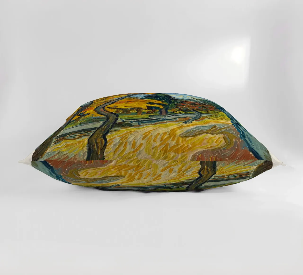 Van Gogh "Trees in the Garden" - Dynamic Post-Impressionist decorative cushion by NorwesClub