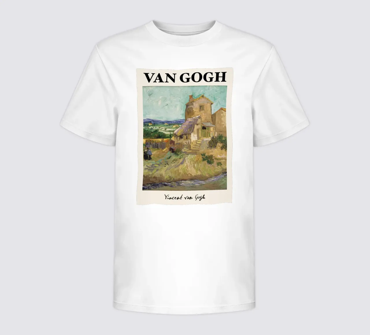 Van Gogh's "The Old Mill" - Rustic Post-Impressionist Landsc kids t-shirt by NorwesClub