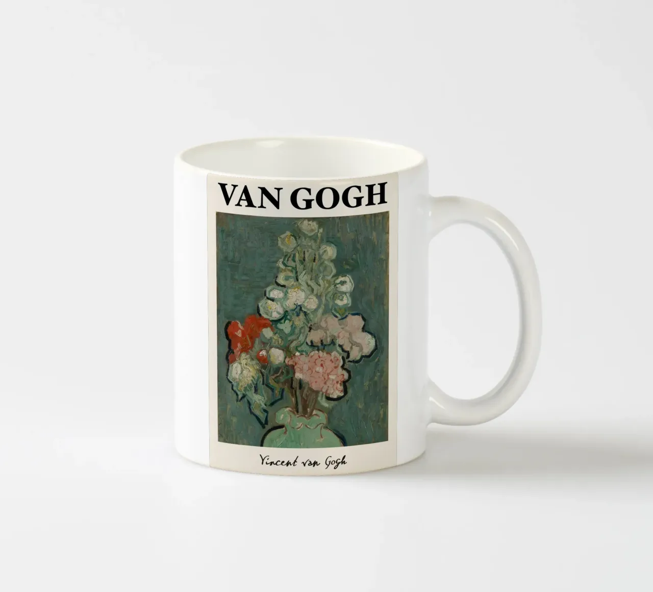 Il "Vaso di fiori" di Van Gogh - Stu floreale post-impressionista tazza in ceramica da NorwesClub