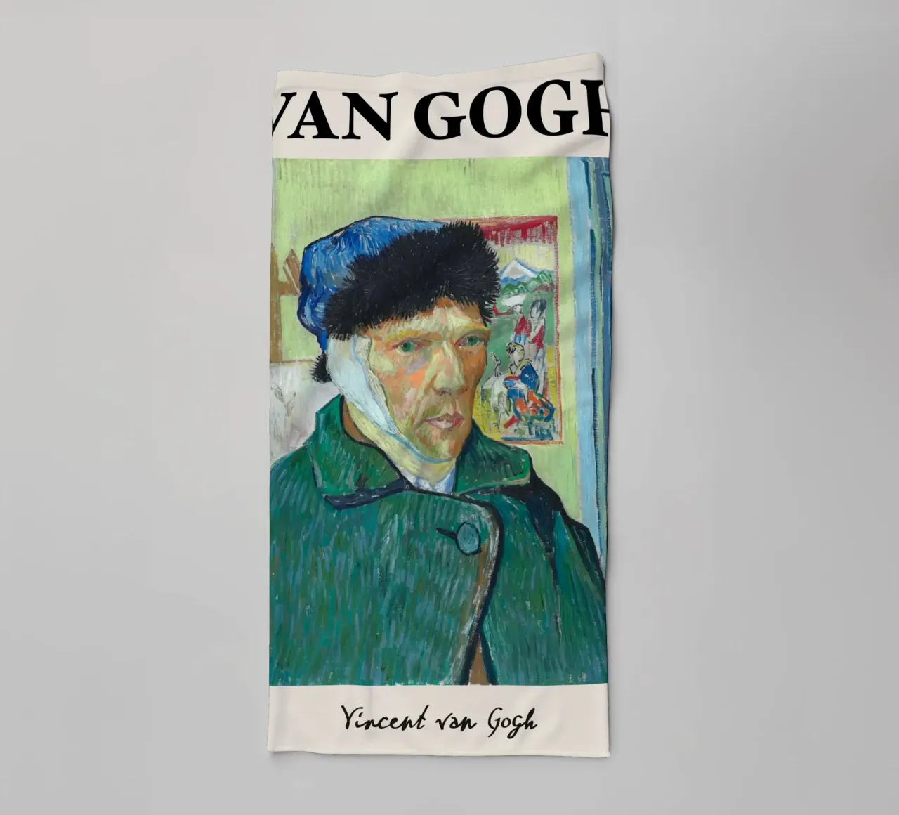 Van Gogh "Autoritratto con orecchio bendato" - Intenso post-Im asciugamano da bagno da NorwesClub