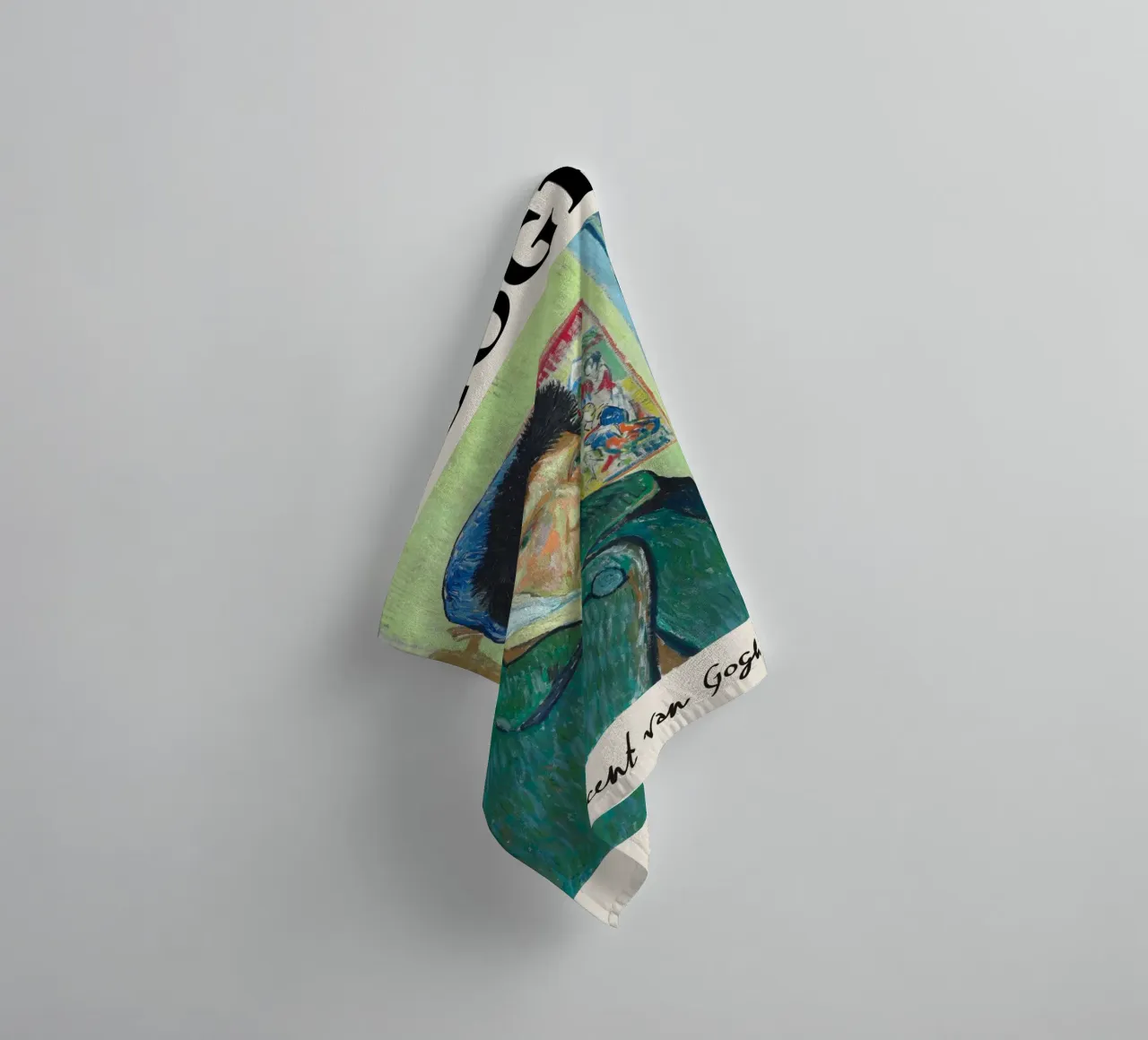 Van Gogh "Autoritratto con orecchio bendato" - Intenso post-Im asciugamano da bagno da NorwesClub