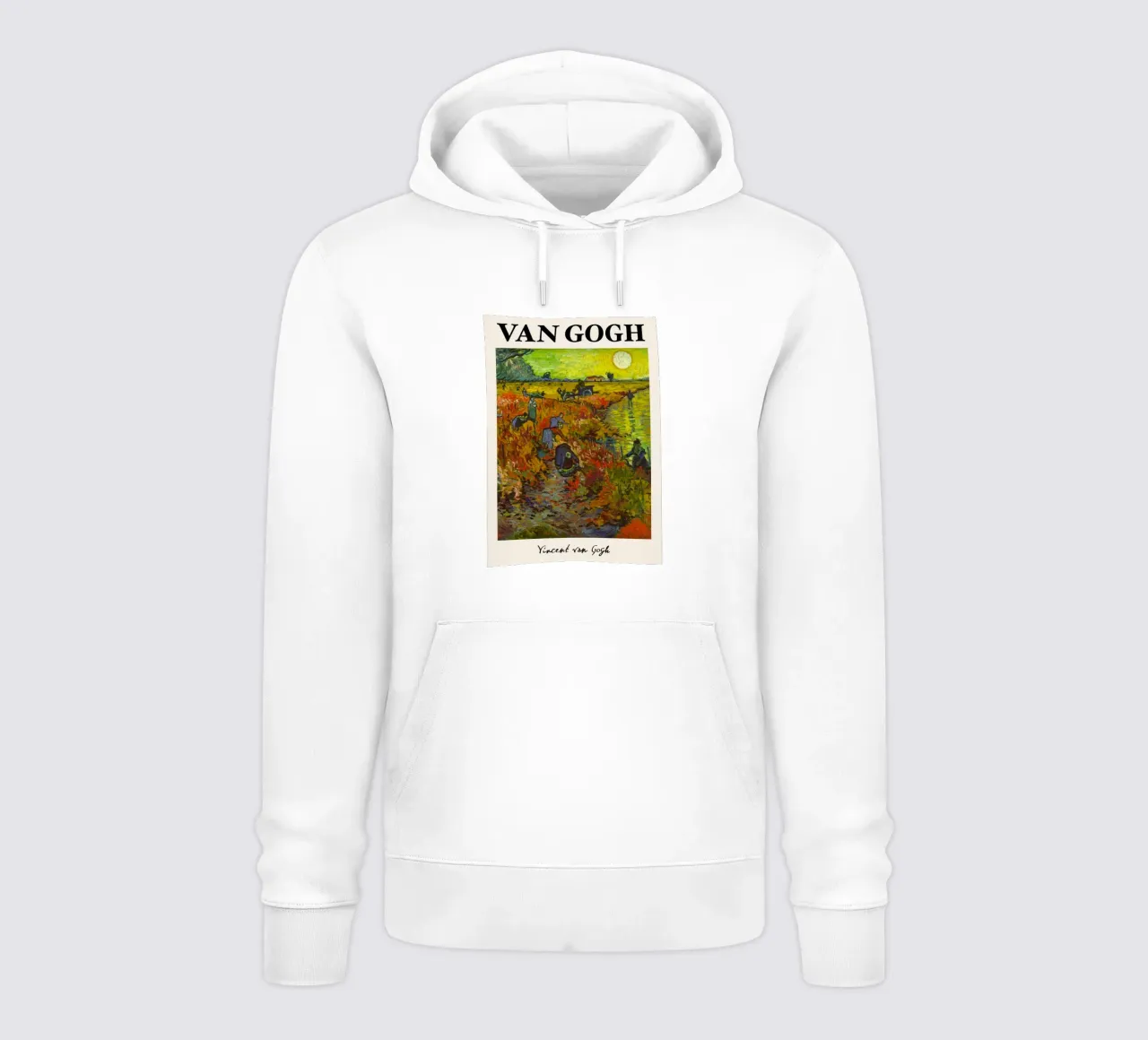 "La vigna rossa" di Van Gogh - Un vibrante post-impressionismo A felpa con cappuccio da NorwesClub