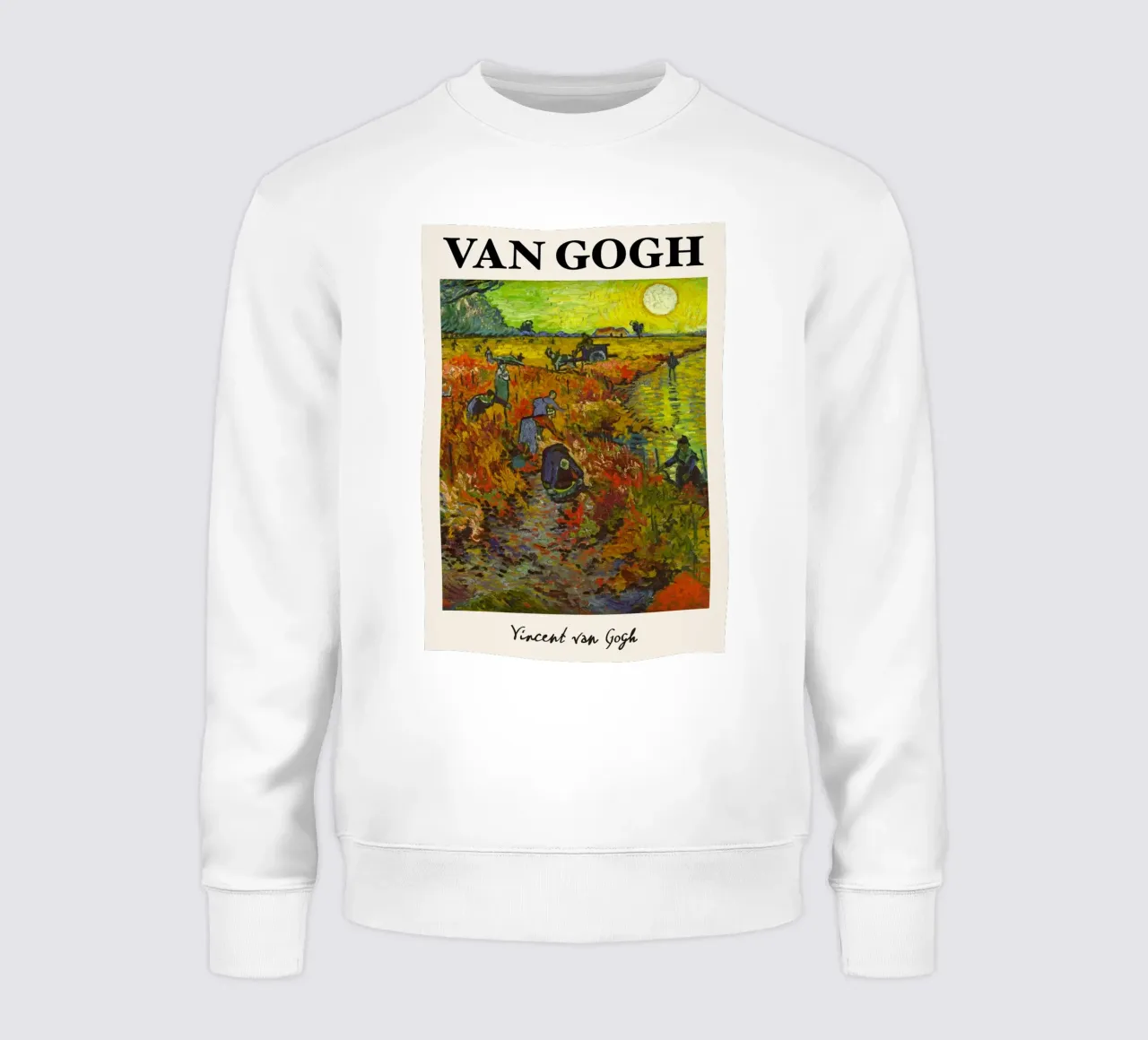 "La vigna rossa" di Van Gogh - Un vibrante post-impressionismo A felpa da NorwesClub