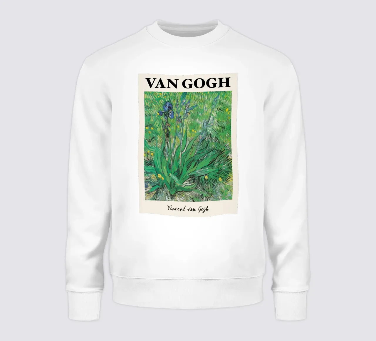 Gli "Iris" di Van Gogh - Espressivo floreale post-impressionista A felpa da NorwesClub