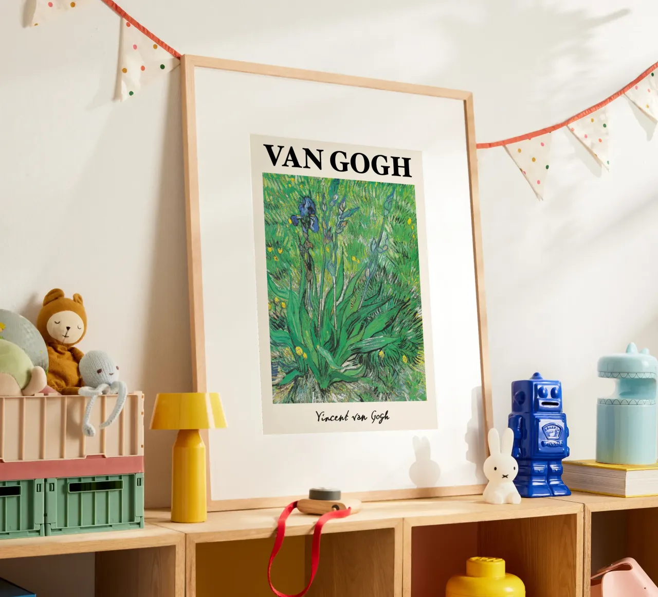 Les "iris" de Van Gogh - Une fleur expressive post-impressionniste A hahnemühle de NorwesClub