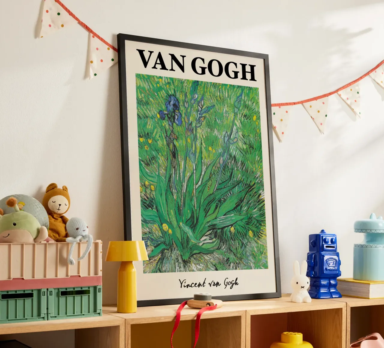Les "iris" de Van Gogh - Une fleur expressive post-impressionniste A hahnemühle de NorwesClub