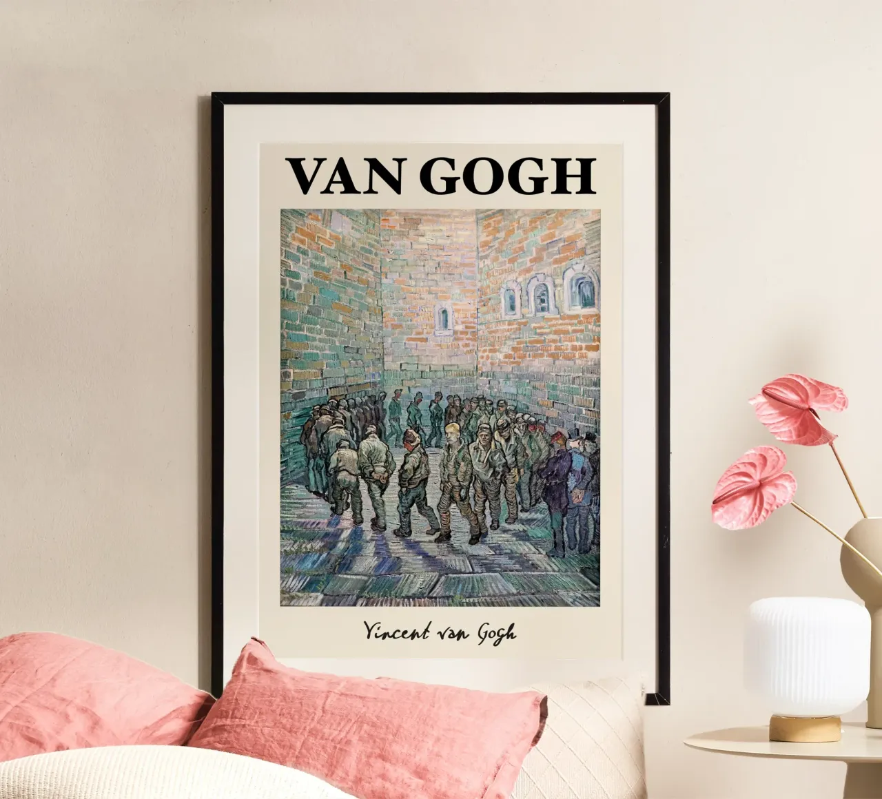 I "Prigionieri che si esercitano" di Van Gogh: un suggestivo post-Impressio poster da NorwesClub