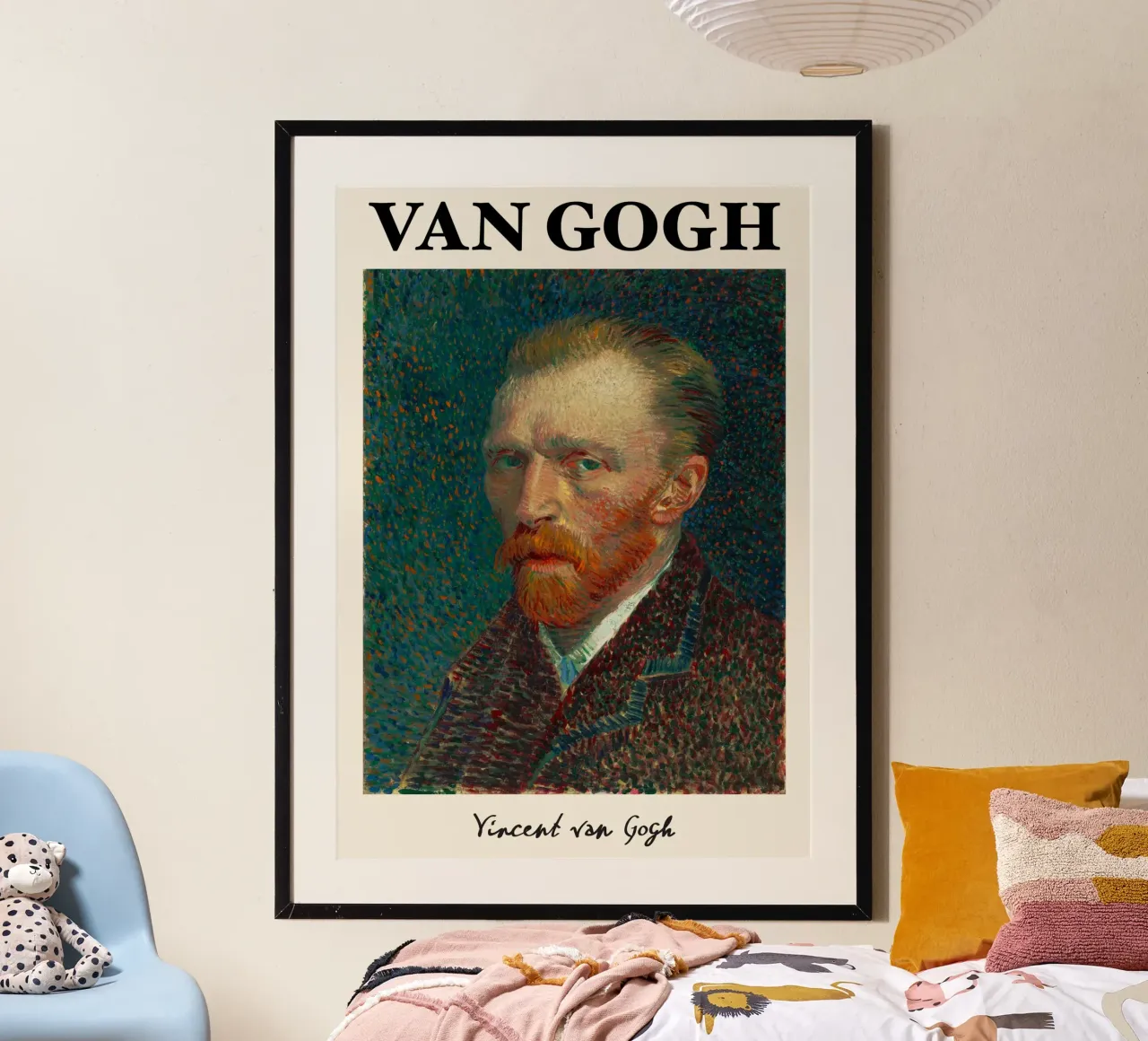 Autoportrait de Van Gogh - Chef-d'œuvre iconique du post-impressionnisme poster de NorwesClub