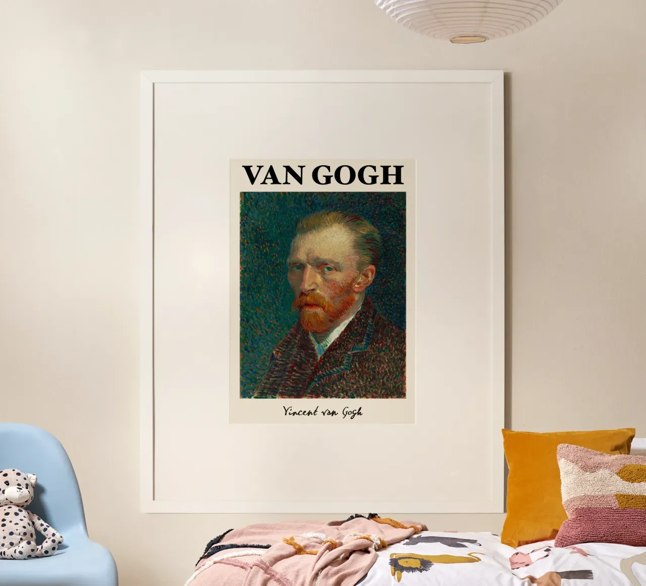 Autoportrait de Van Gogh - Chef-d'œuvre iconique du post-impressionnisme poster de NorwesClub