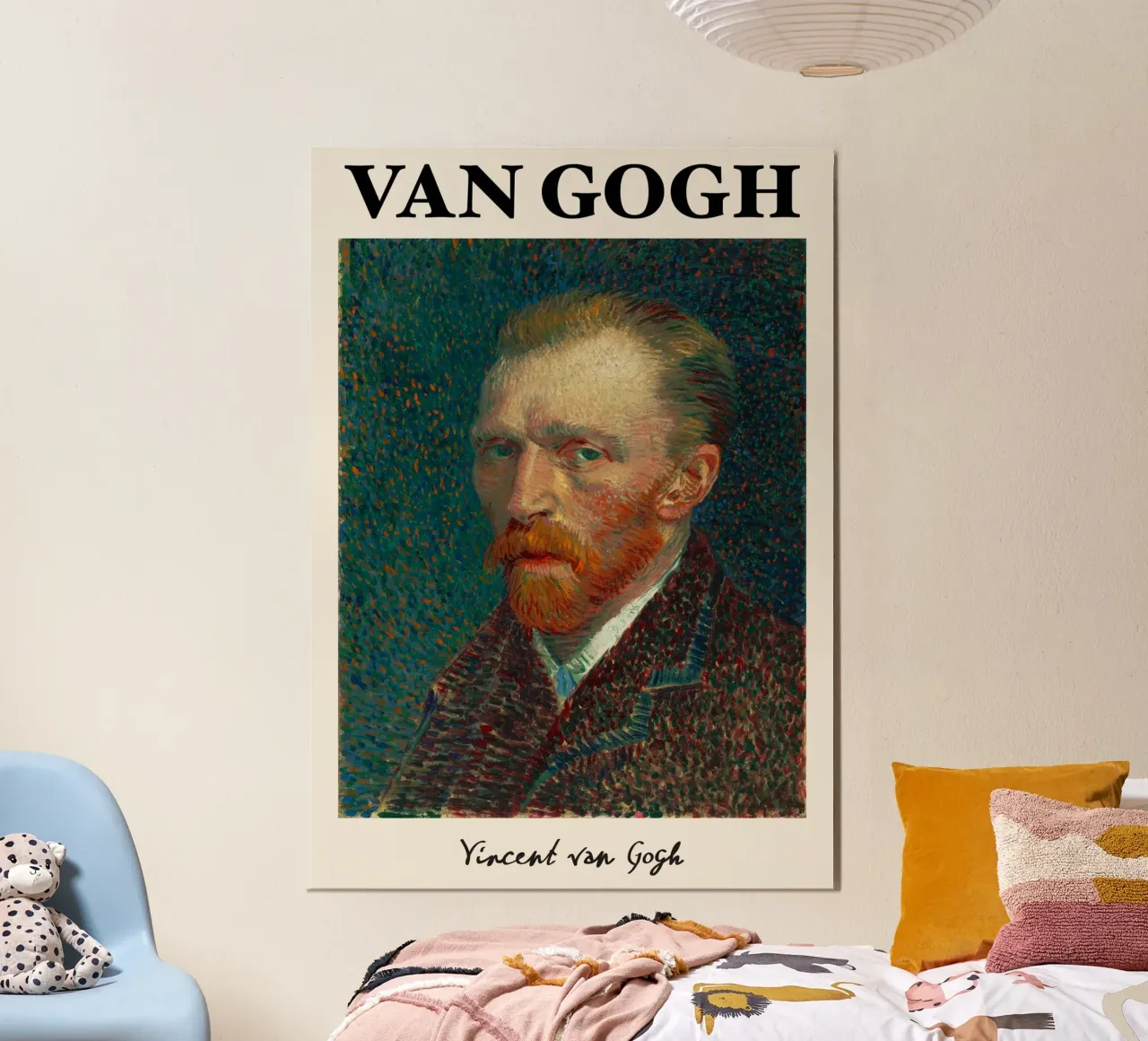 Autoportrait de Van Gogh - Chef-d'œuvre iconique du post-impressionnisme poster de NorwesClub