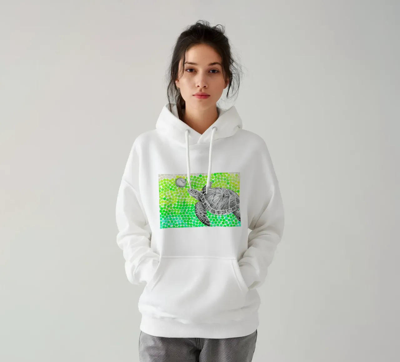Turtle and Pufferfish Hoodie von Eric Fan