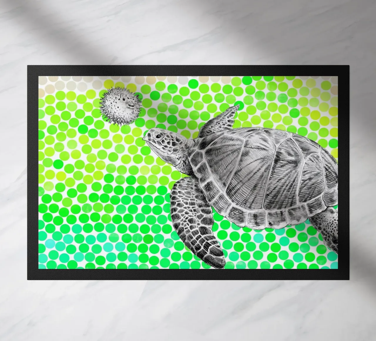 Turtle and Pufferfish zerbino da Eric Fan