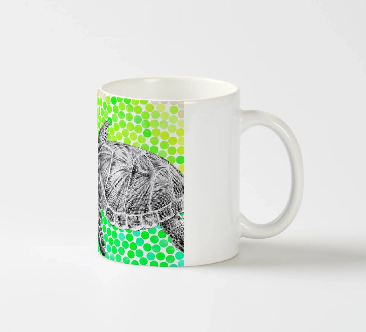Turtle and Pufferfish tazza in ceramica da Eric Fan