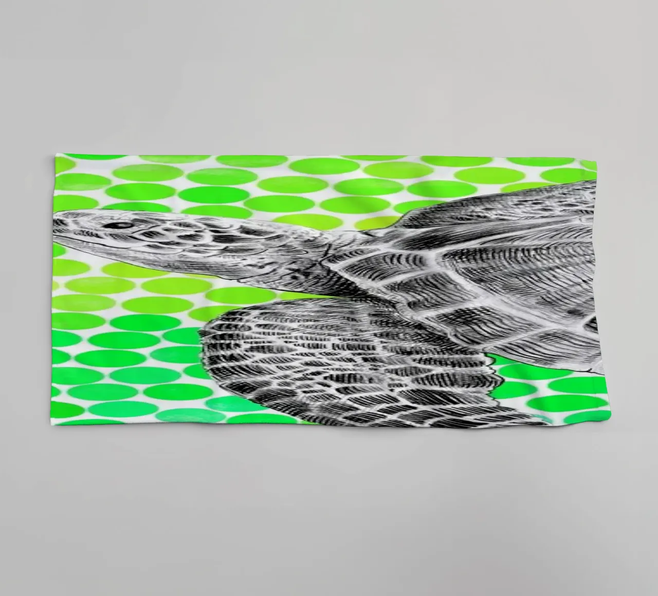 Turtle and Pufferfish asciugamano da bagno da Eric Fan