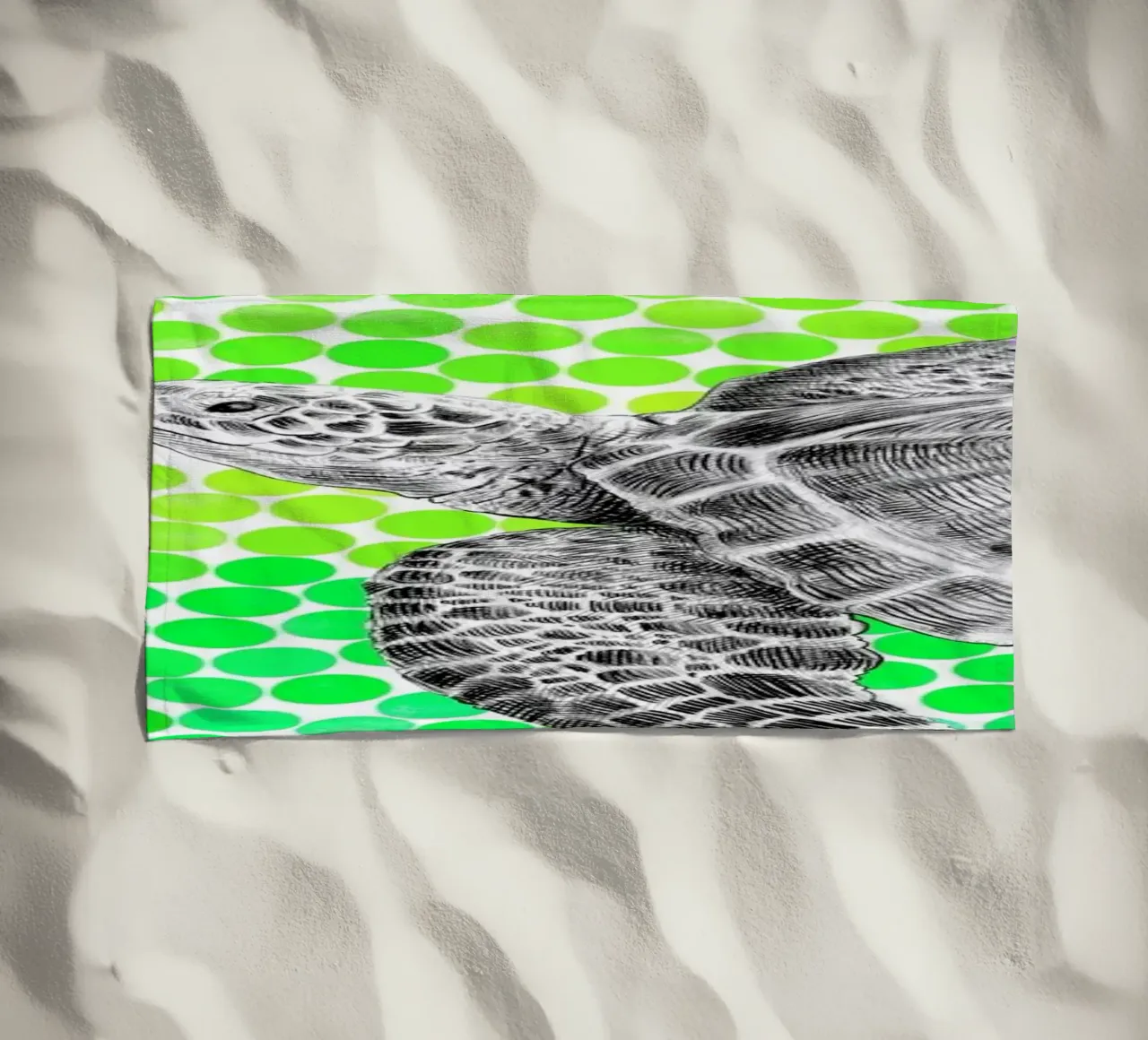 Turtle and Pufferfish telo mare da Eric Fan