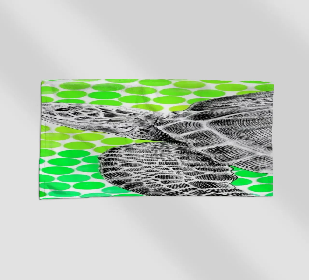 Turtle and Pufferfish telo mare da Eric Fan