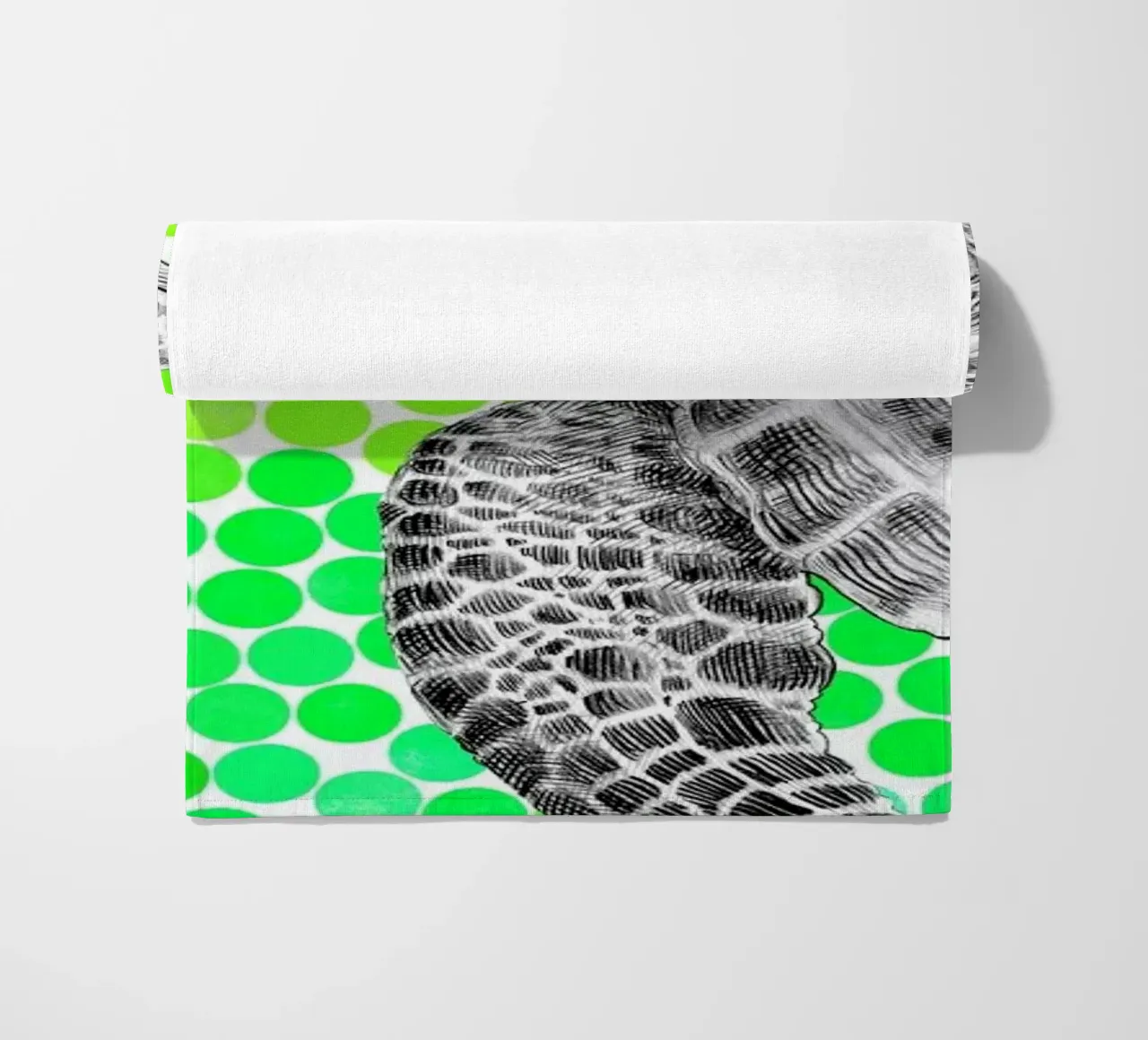 Turtle and Pufferfish telo mare da Eric Fan