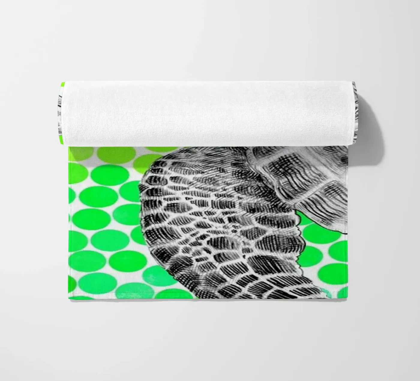 Turtle and Pufferfish telo mare da Eric Fan