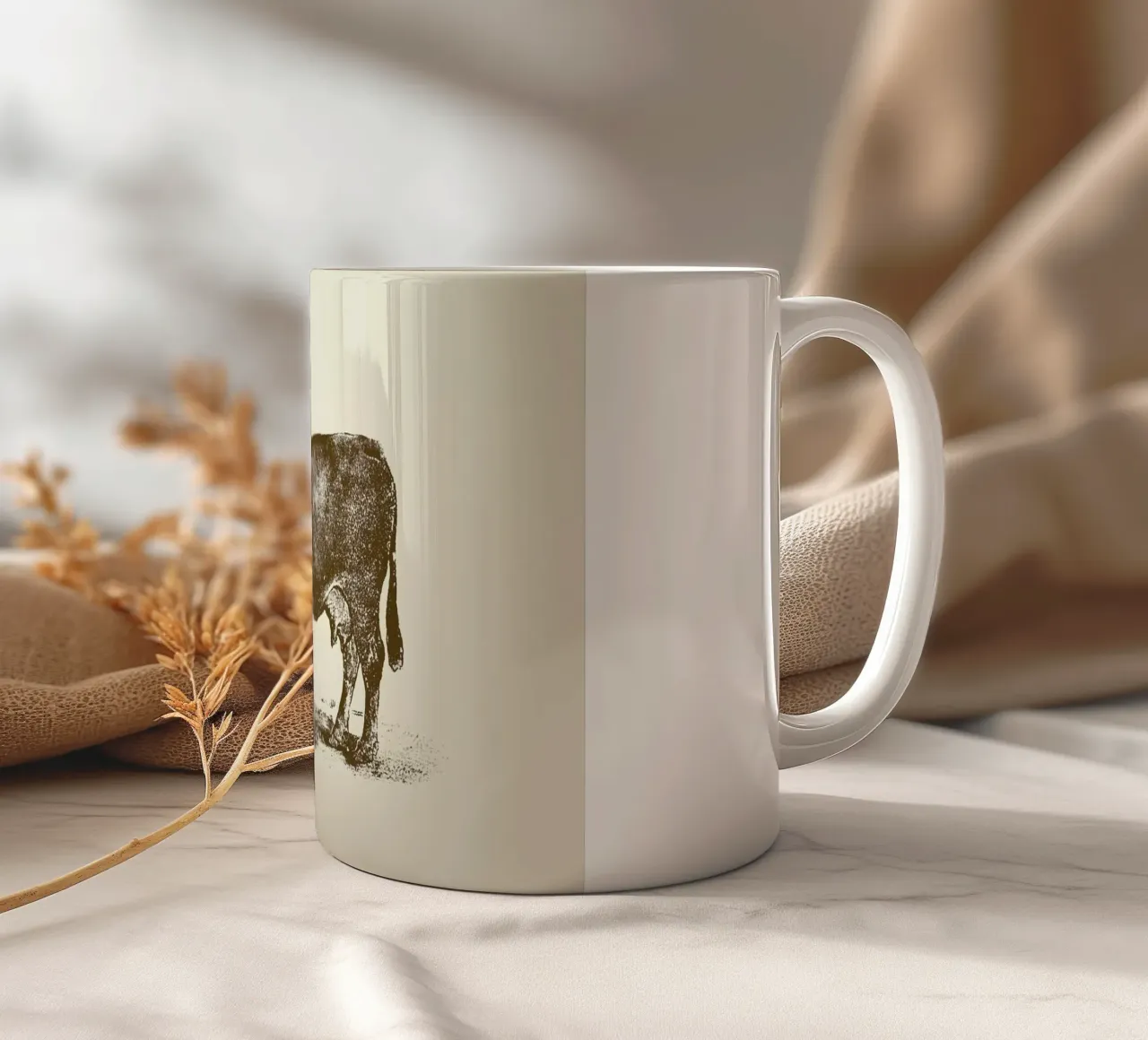 Cow Cow Nut tazza in ceramica da Florent Bodart