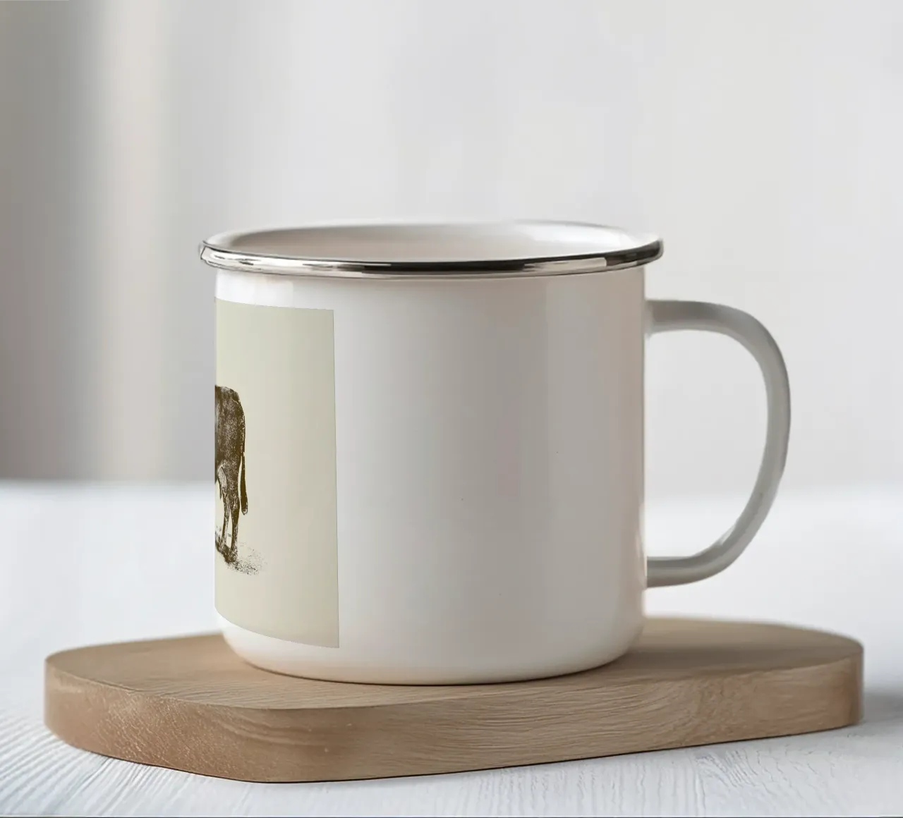 Cow Cow Nut tazza in smalto da Florent Bodart