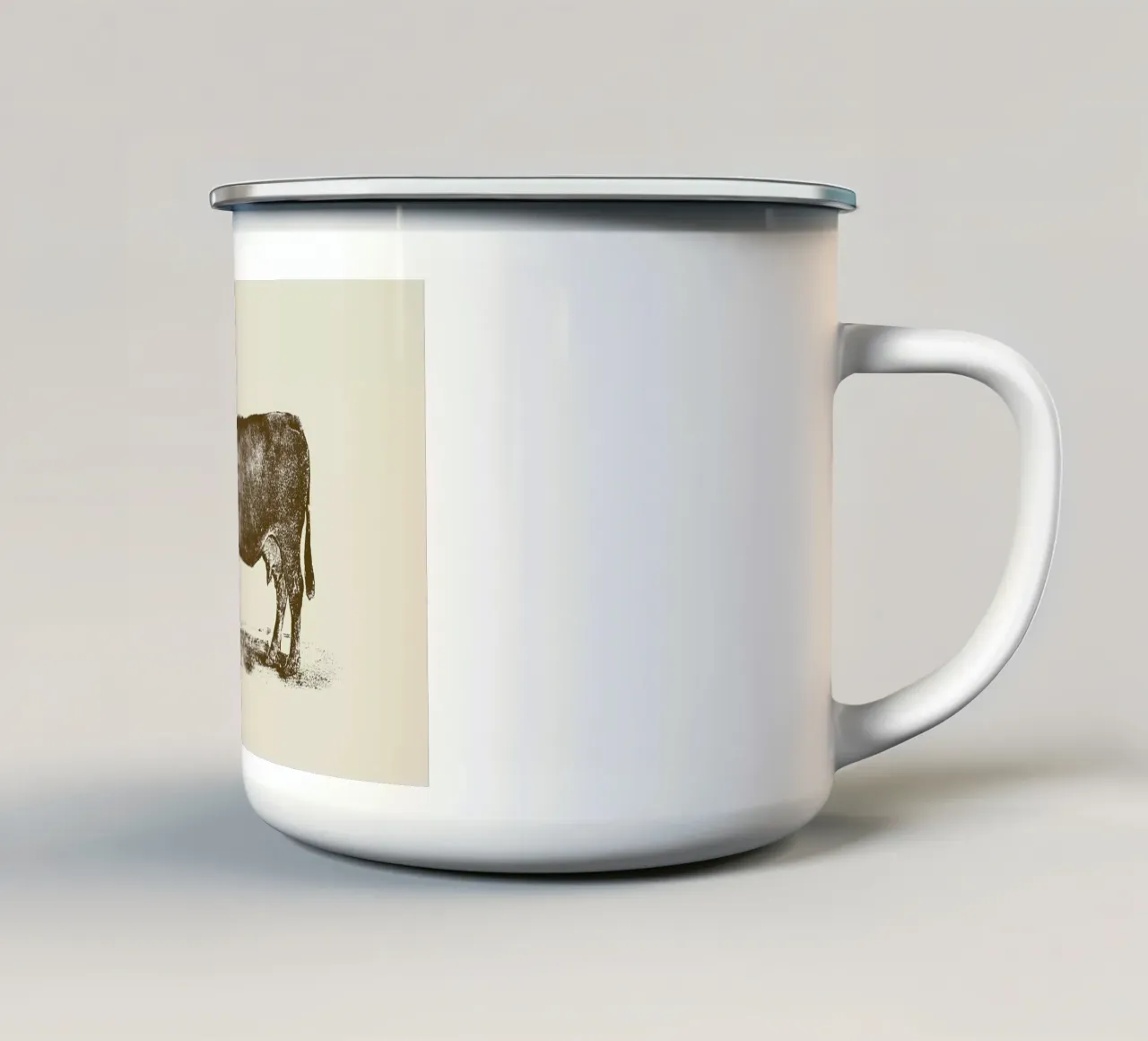 Cow Cow Nut tazza in smalto da Florent Bodart