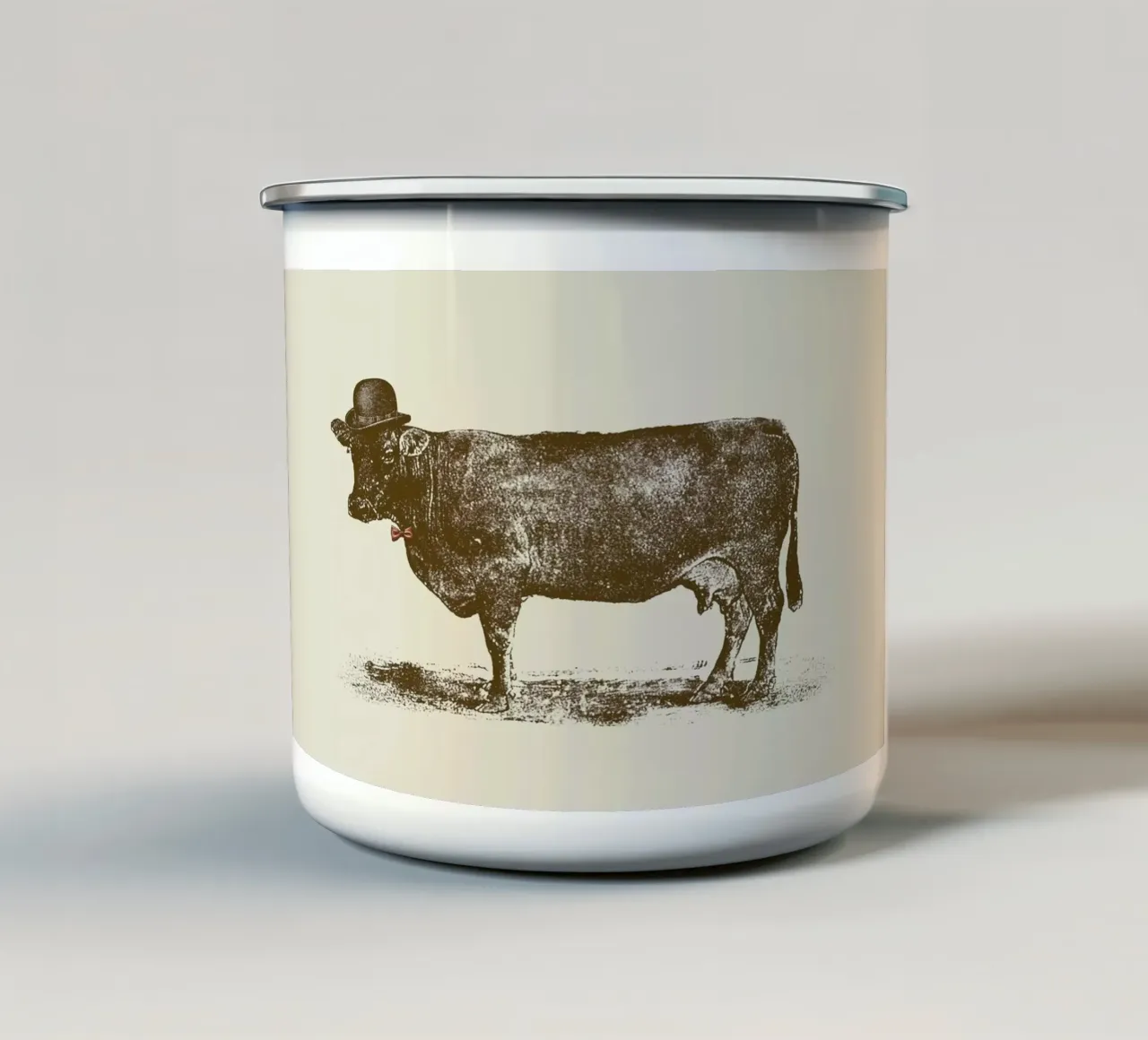 Cow Cow Nut tazza in smalto da Florent Bodart