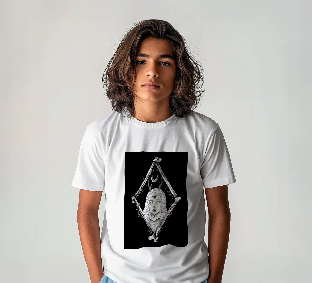 Bones Kinder T-Shirt von Alejandra Sáenz