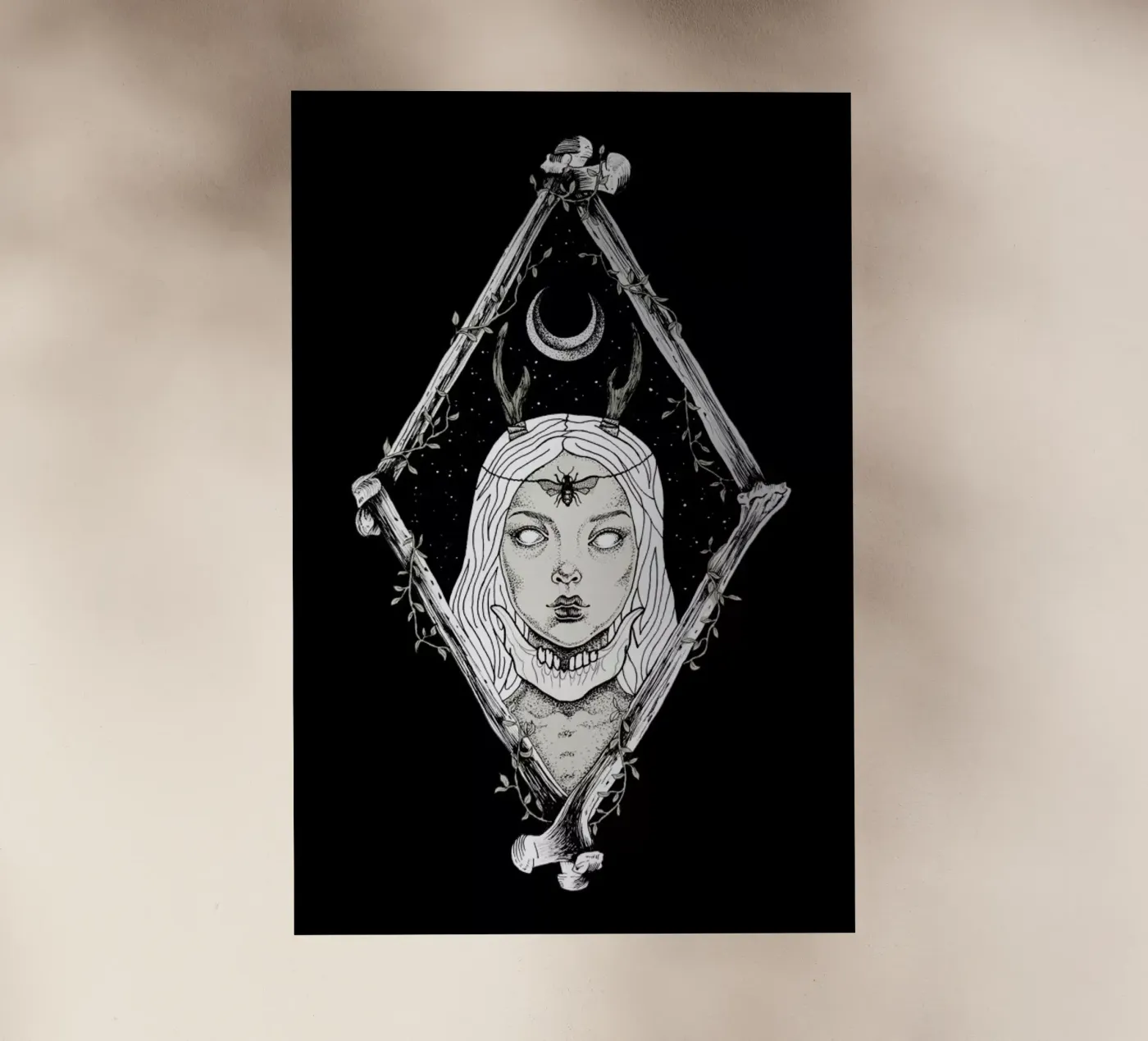 Bones Backlit Folie von Alejandra Sáenz