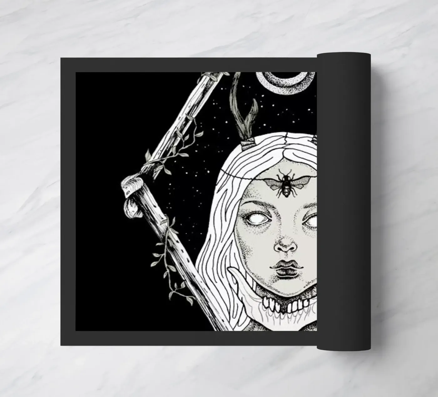 Bones doormat by Alejandra Sáenz