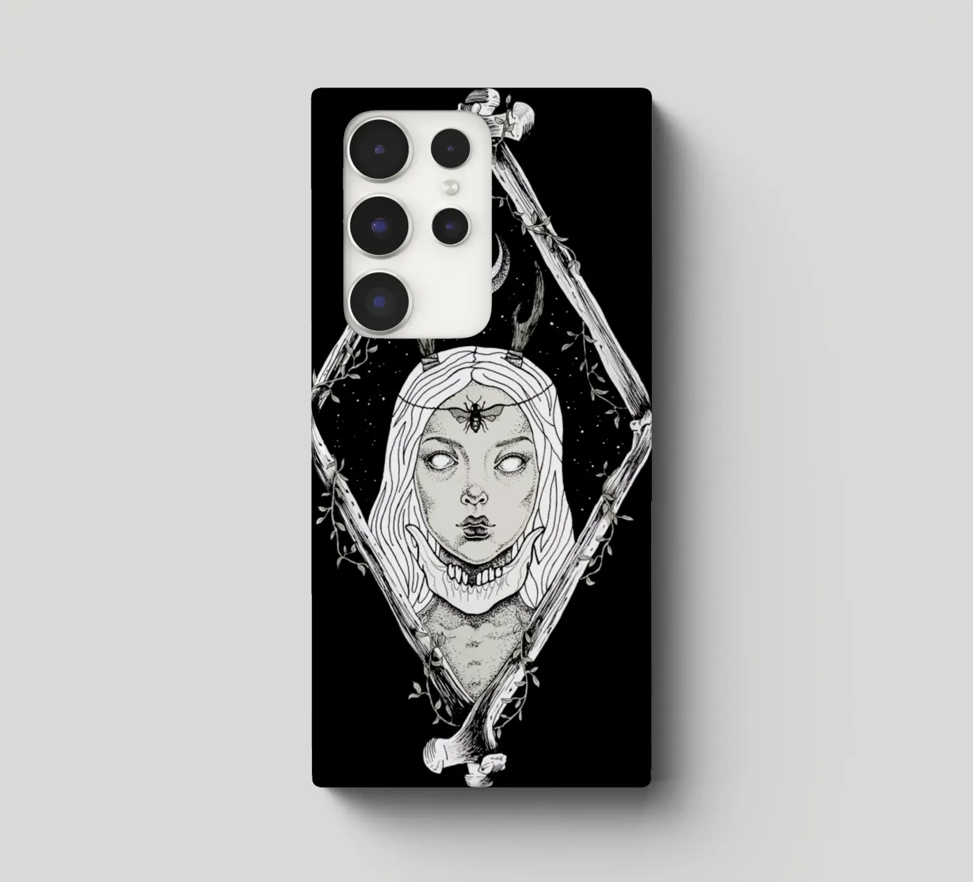 Bones samsung phone case by Alejandra Sáenz