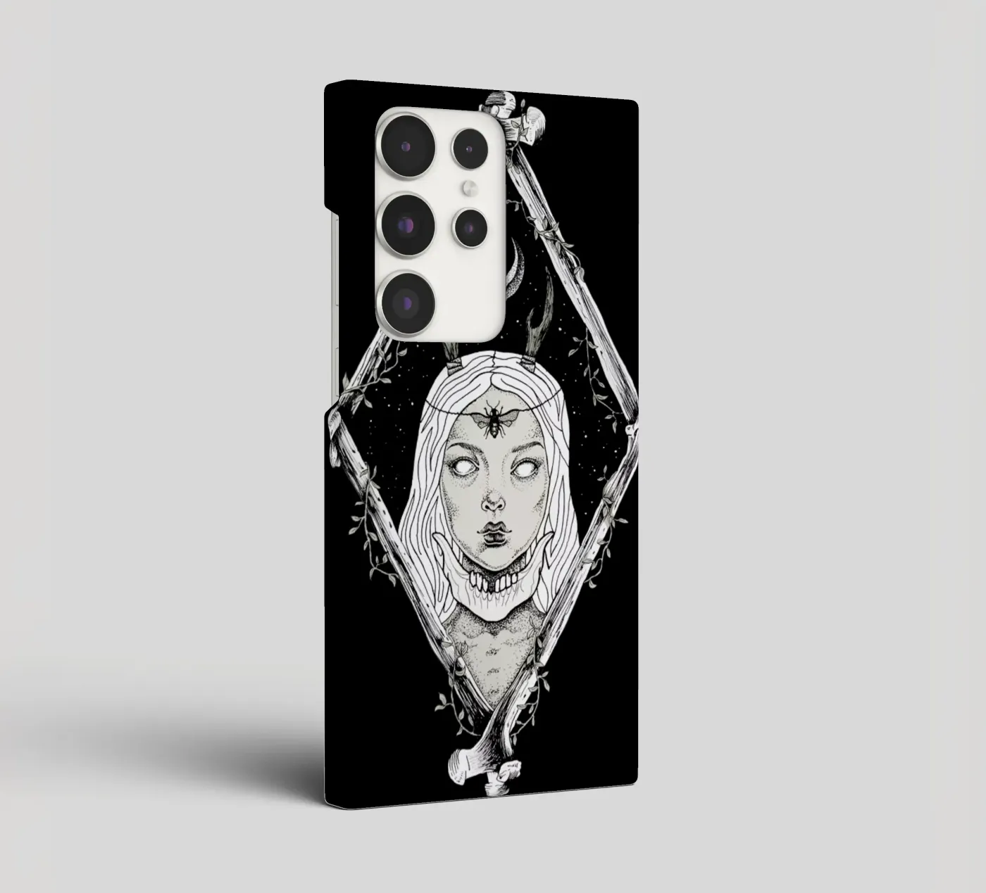 Bones samsung phone case by Alejandra Sáenz