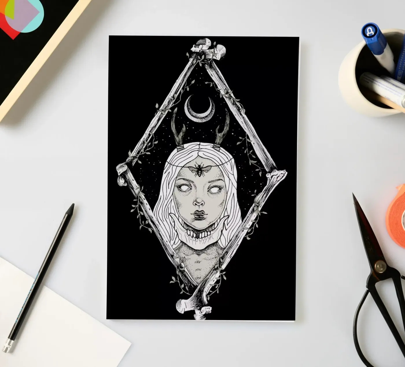Bones notebook by Alejandra Sáenz