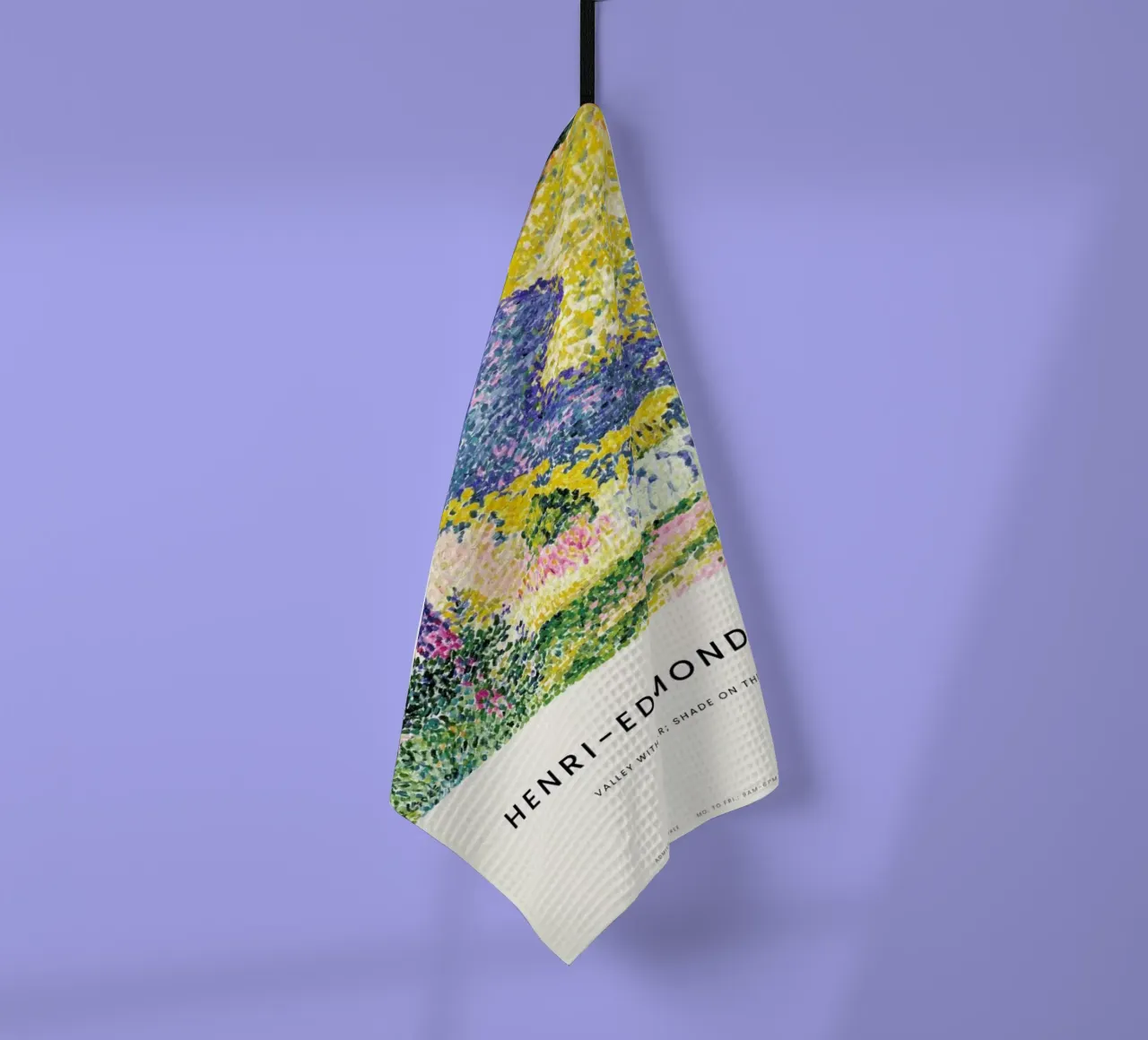 Cross - Valley with Fir: Shade on the Mountain canovaccio da cucina da Vintage by JUNIQE