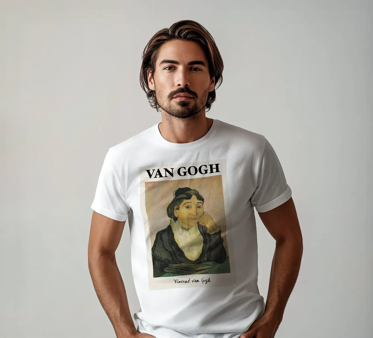 L'Arlésienne (Madame Ginoux) di Van Gogh - Post-Impressioni t-shirt da NorwesClub