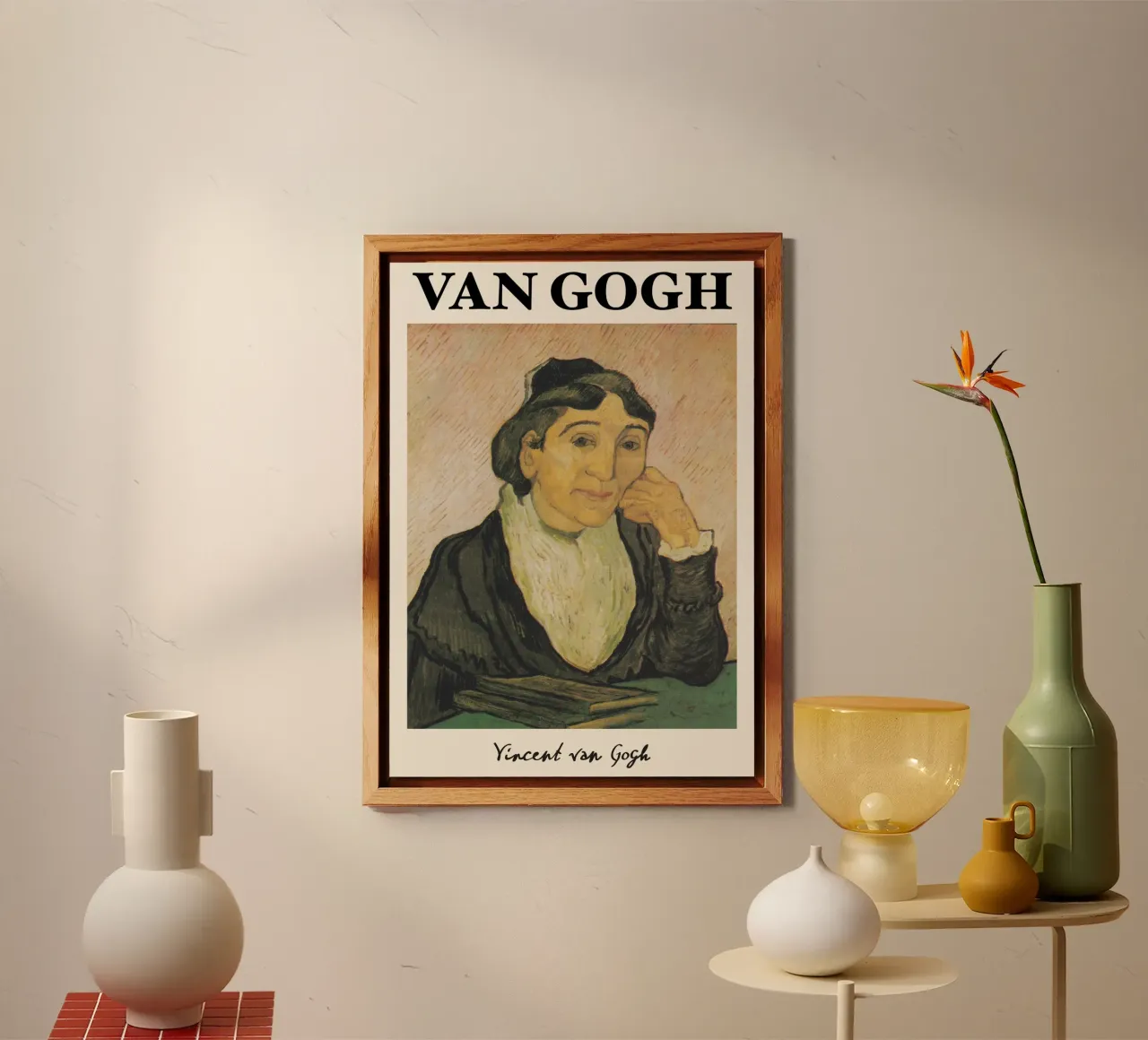 L'Arlésienne (Madame Ginoux) di Van Gogh - Post-Impressioni alluminio dibond da NorwesClub