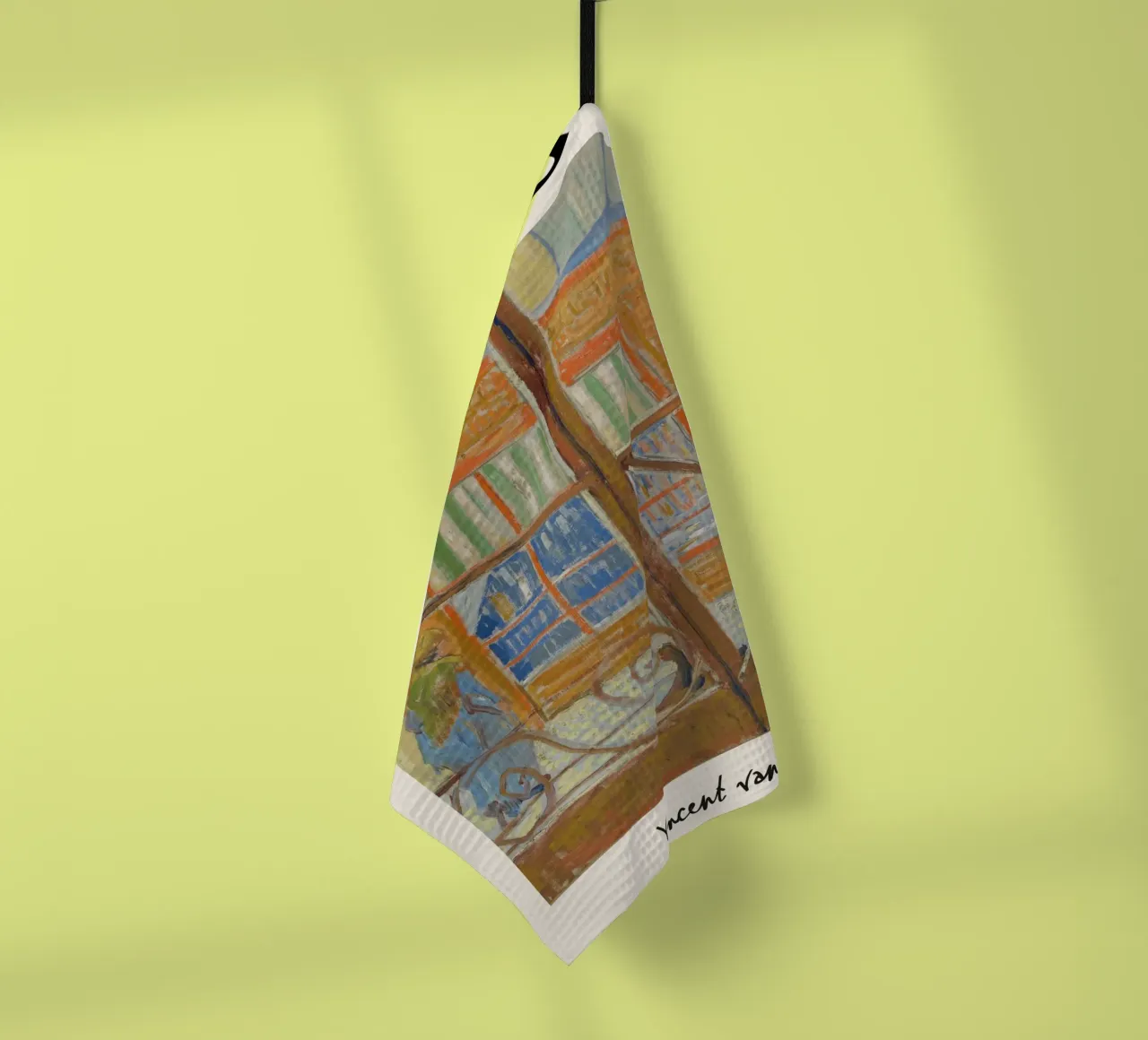 Vue d'une boucherie" de Van Gogh - Urban Post-Impressio torchon de NorwesClub
