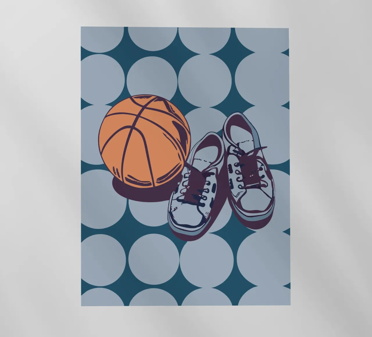 Pallacanestro e scarpe pellicola backlit da SPORTS ONLY