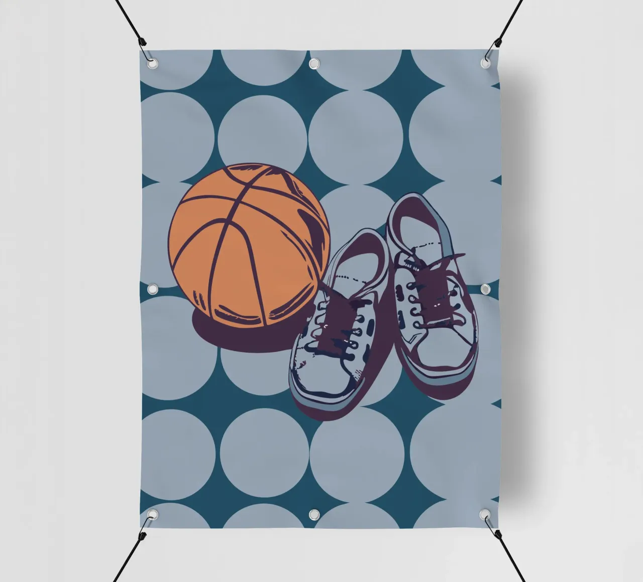 Pallacanestro e scarpe telo in pvc da SPORTS ONLY