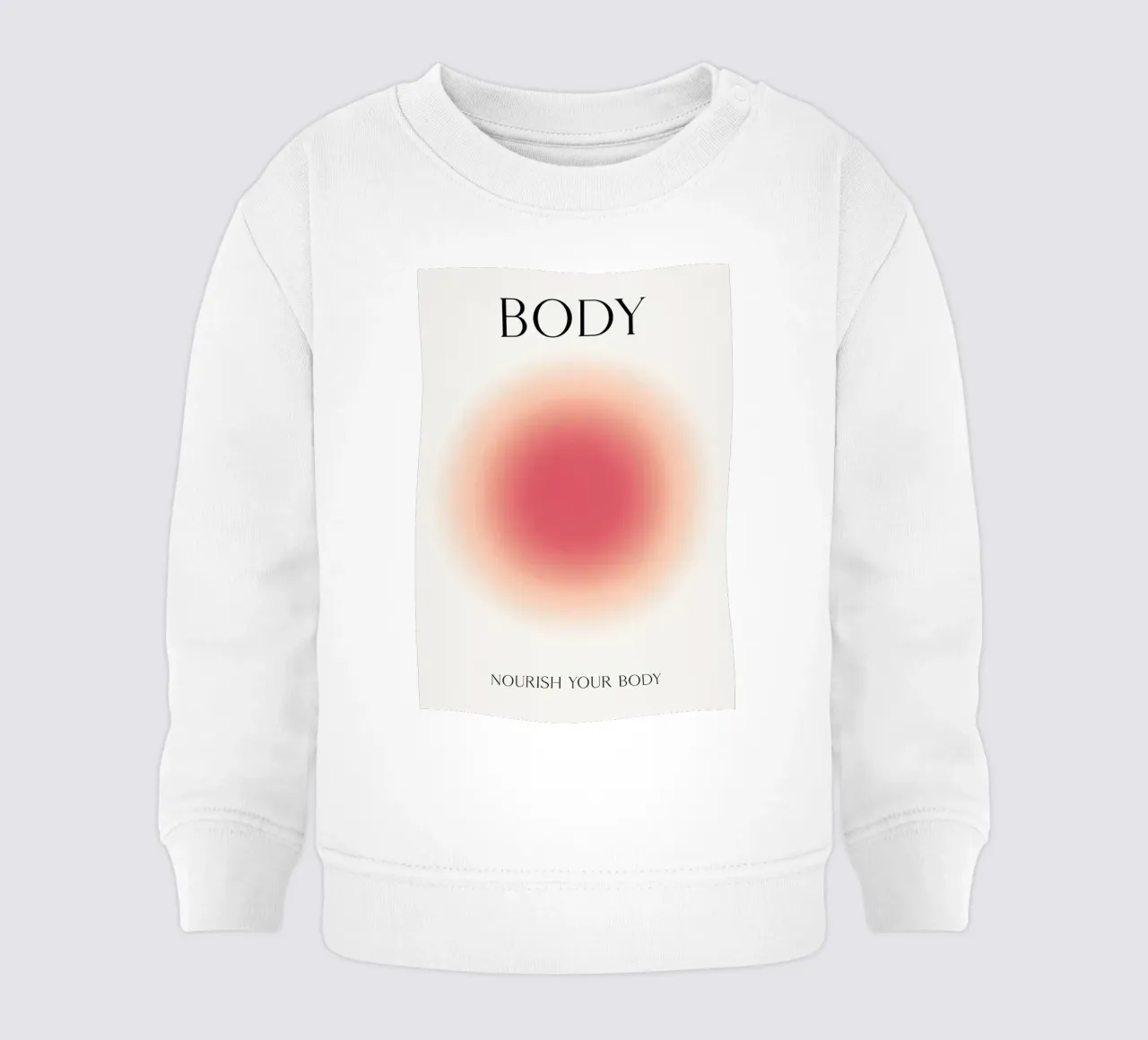 Aura positiva del corpo felpa neonato da Birgitpopshop