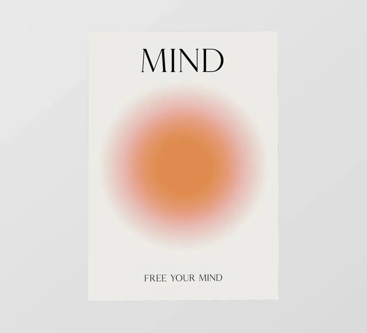 Positive Aura Mind Backlit Folie von Birgitpopshop