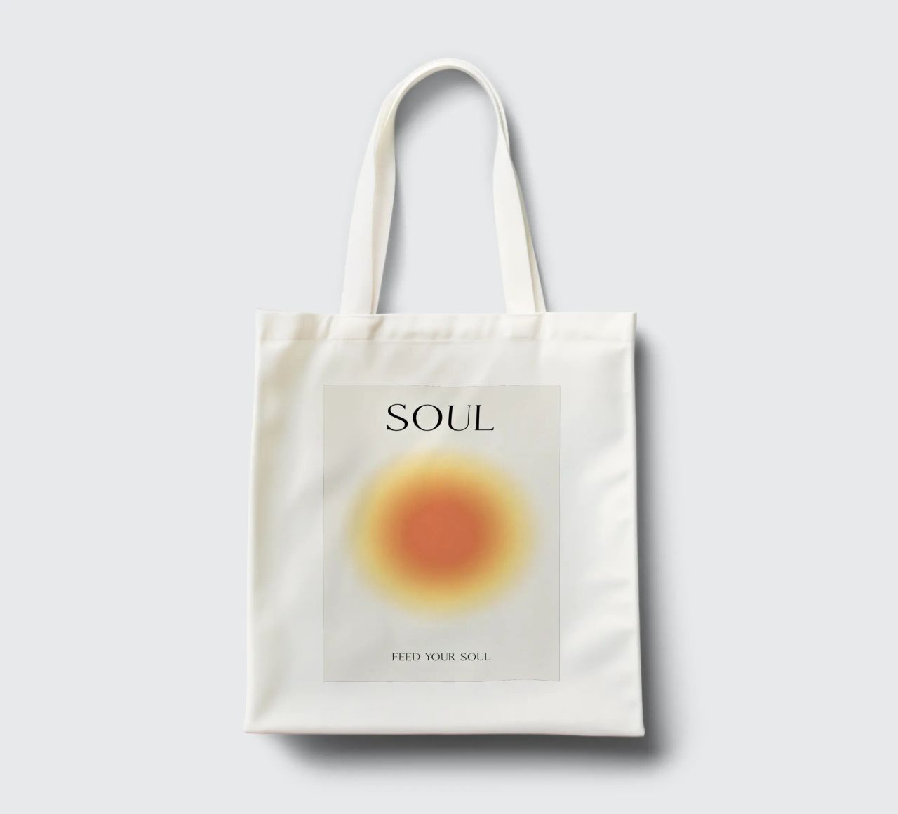Positive Aura Seele Jutebeutel von Birgitpopshop