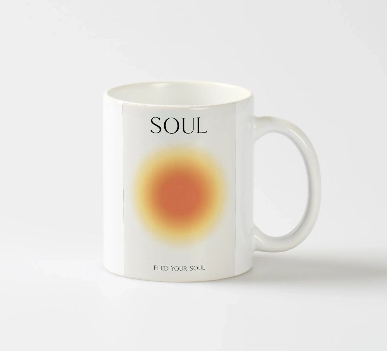 Positive Aura Seele Keramik Tasse von Birgitpopshop