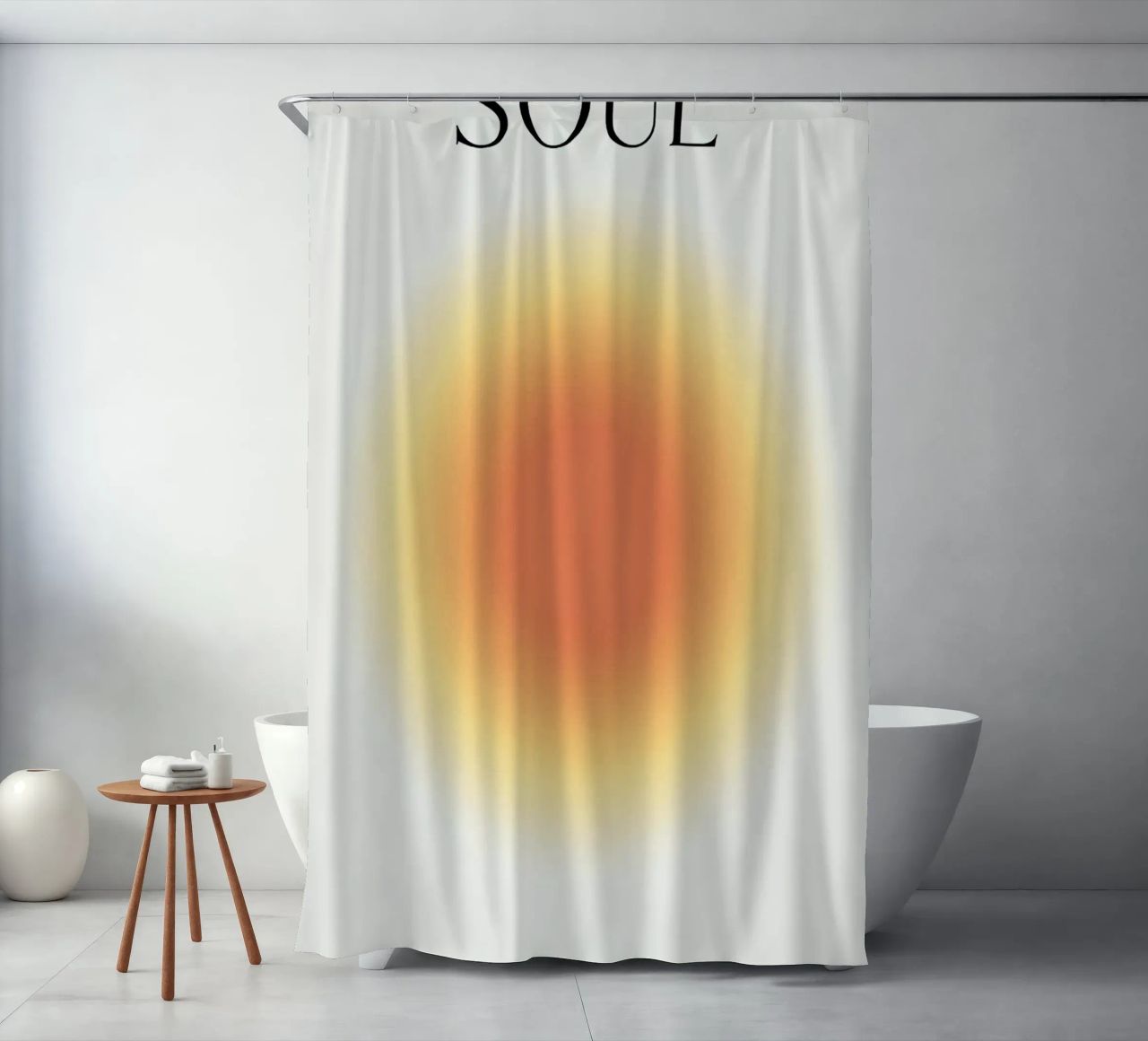 Positive Aura Seele Duschvorhang von Birgitpopshop