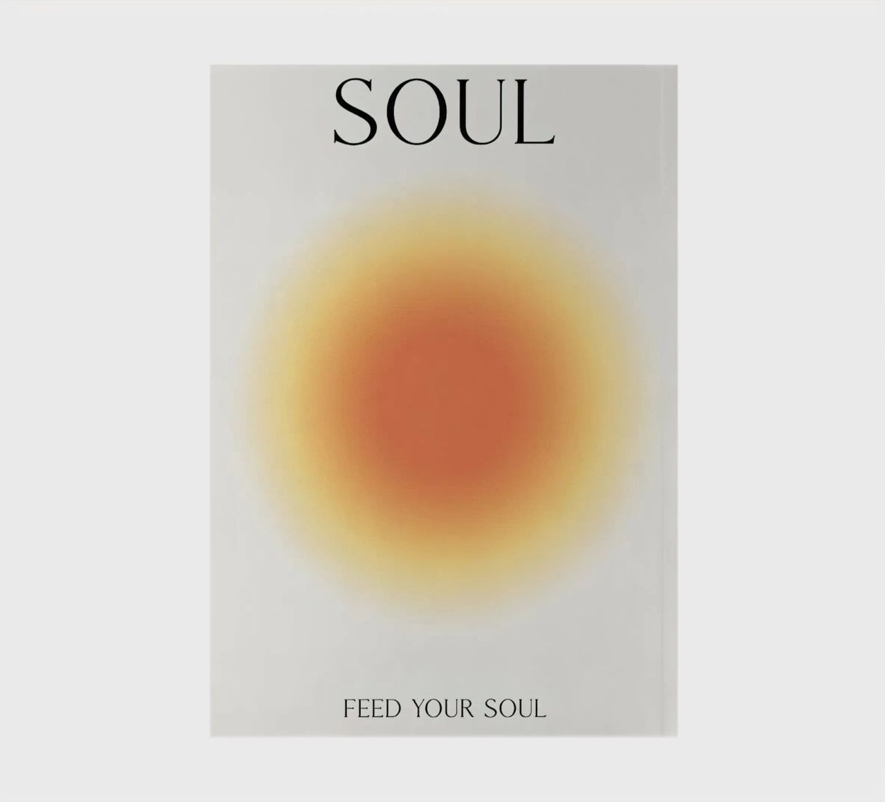 Positive Aura Seele Notizbuch von Birgitpopshop