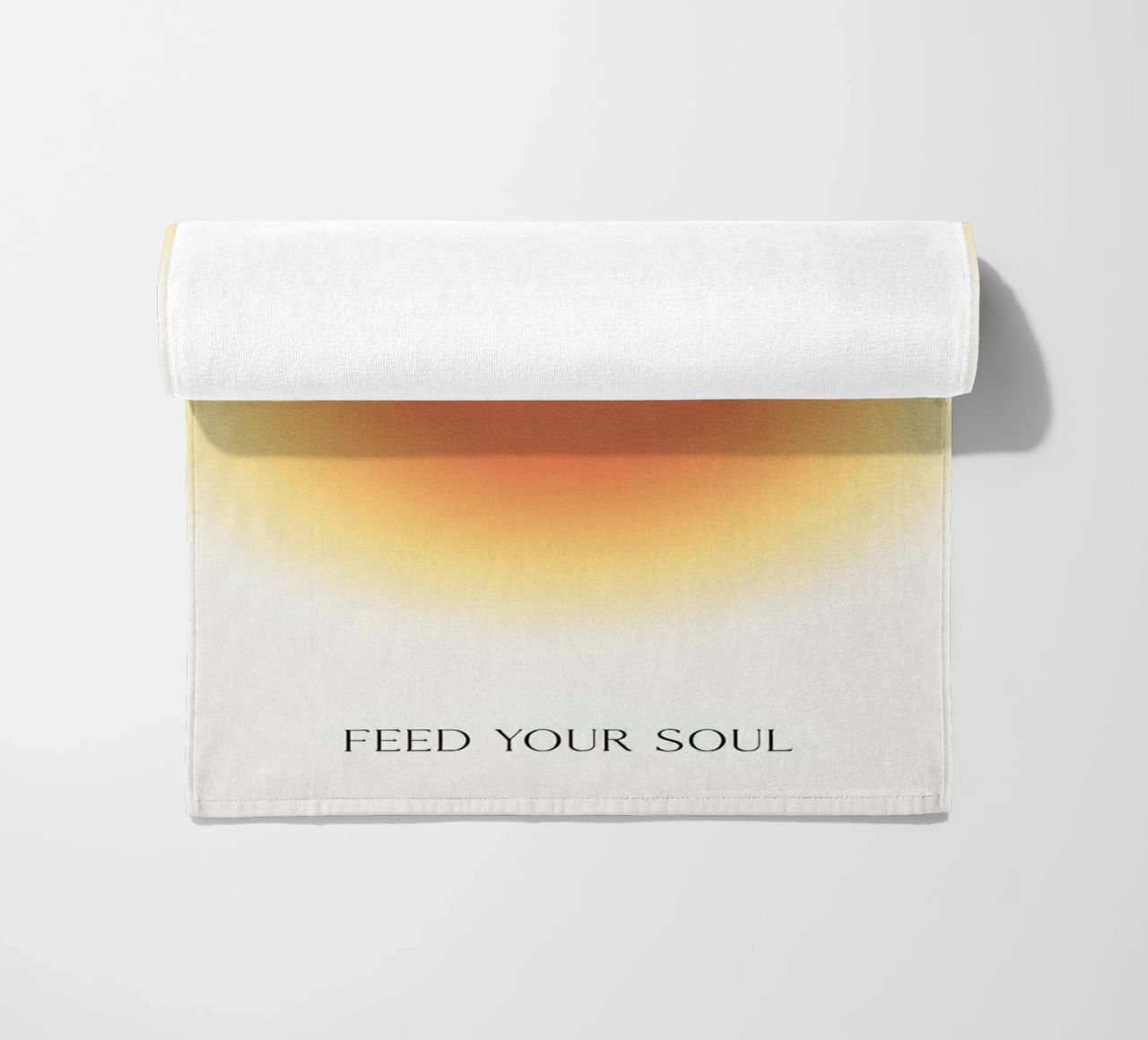 Positive Aura Seele Strandtuch von Birgitpopshop