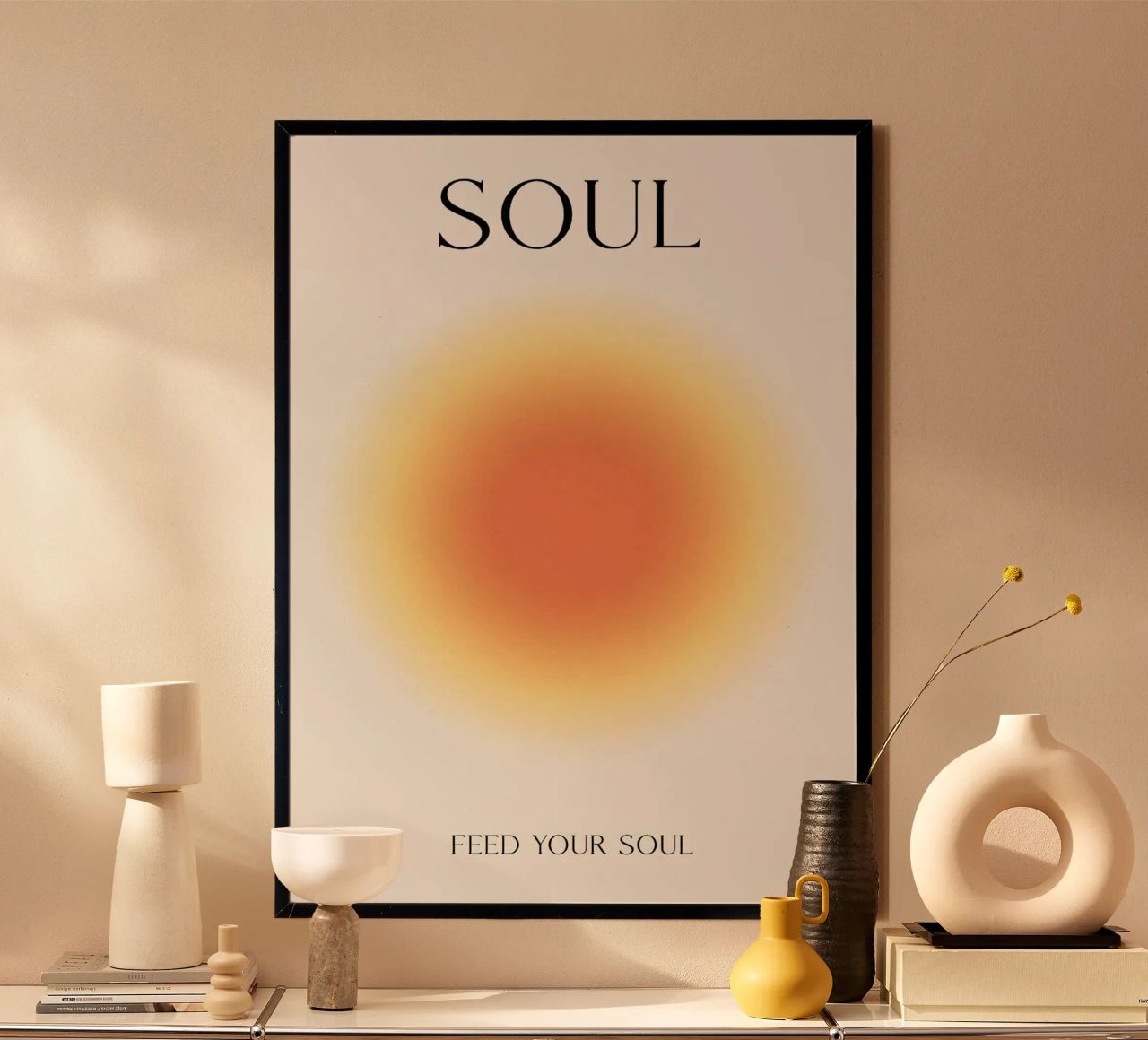 Positive Aura Seele Hahnemühle von Birgitpopshop